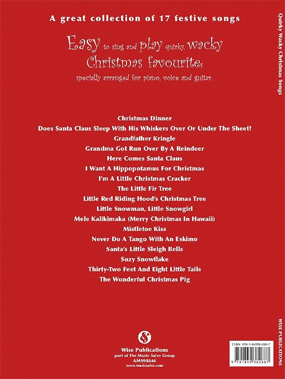 Quirky Wacky Christmas Songs (With Yule Log DVD)