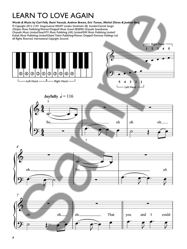 Easiest 5-Finger Piano Collection: More Chart Hits