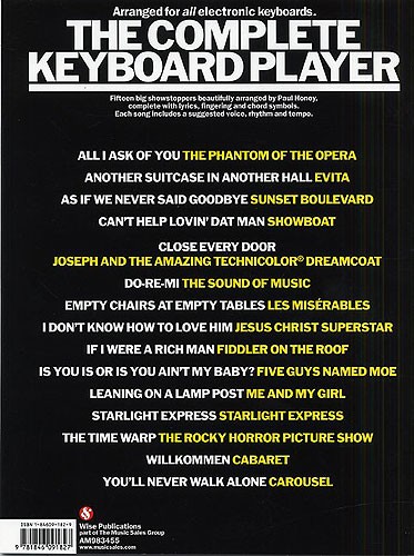 The Complete Keyboard Player Songbook: 15 Showstoppers