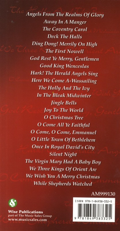 The Pocket Book Of Christmas Carols