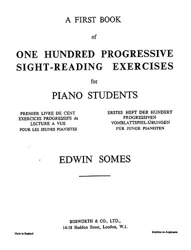 Somes, E 100 Progressive Sight Reading Exercises 1 Pf