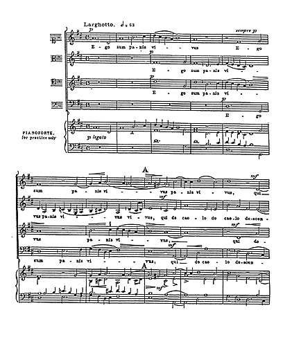 William Byrd: Ego Sum Panis Vivus (Collins) Satb (L)