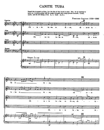 Guerrero Canite Tuba Satb