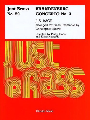 JS Bach: Brandenburg Concerto No.3 - Score And Parts (Just Brass No.59)