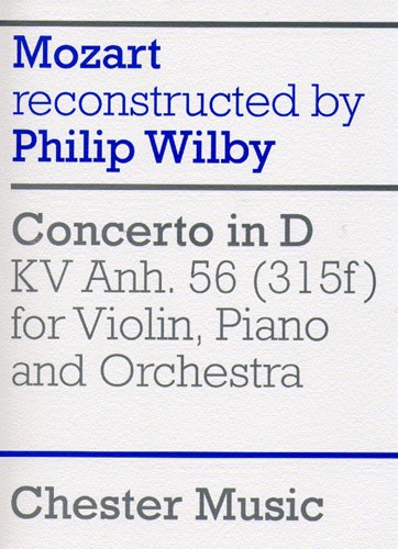 W.A. Mozart: Concerto in D KV Anh.56, reconstructed by Philip Wilby