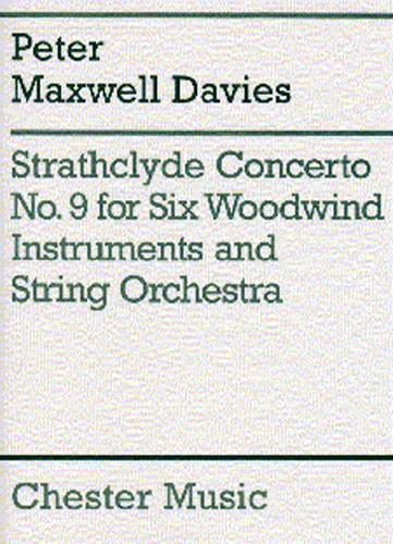 Peter Maxwell Davies: Strathclyde Concerto No. 9 Score And Parts