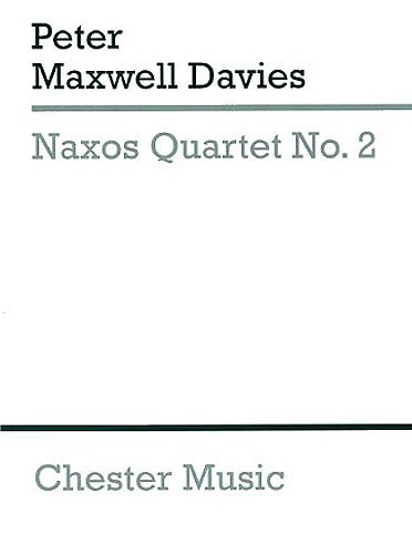 Peter Maxwell Davies: Naxos Quartet No.2 (Score)