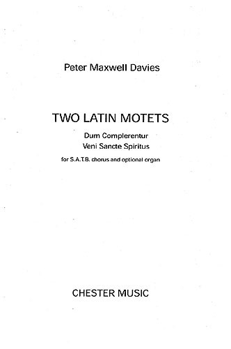 Peter Maxwell Davies: Two Latin Motets