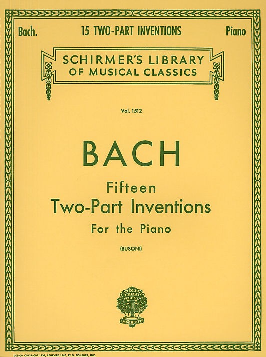 J.S. Bach: Fifteen Two-Part Inventions (Busoni)