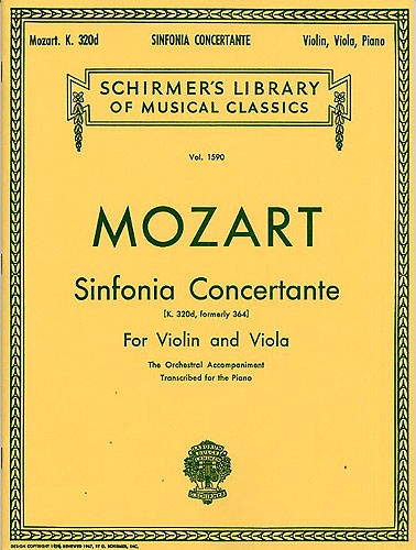 W.A. Mozart: Sinfonia Concertante (Score/Parts)