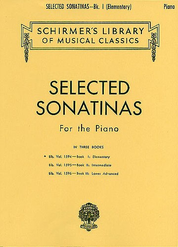 Selected Sonatinas For Piano: Book 1 Elementary