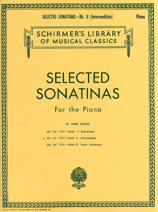 Selected Sonatinas For Piano - Book 2 (Intermediate)