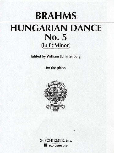 Johannes Brahms: Hungarian Dance No.5 In F Sharp Minor (Piano Solo)