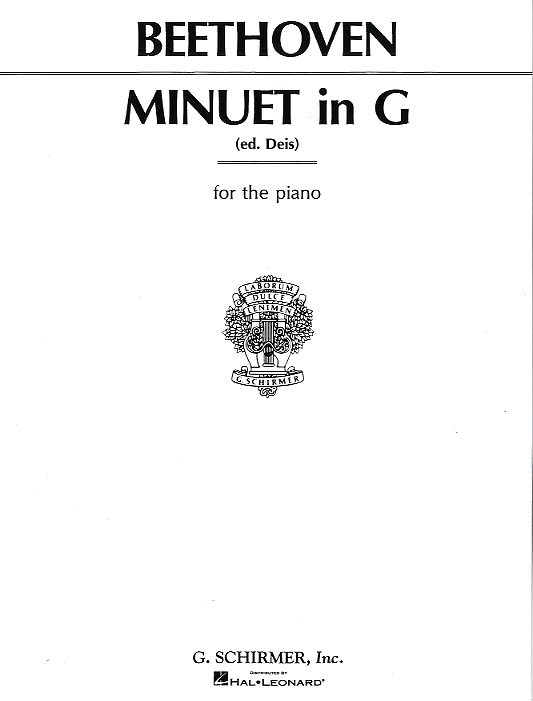 Ludwig Van Beethoven: Minuet In G (Piano)