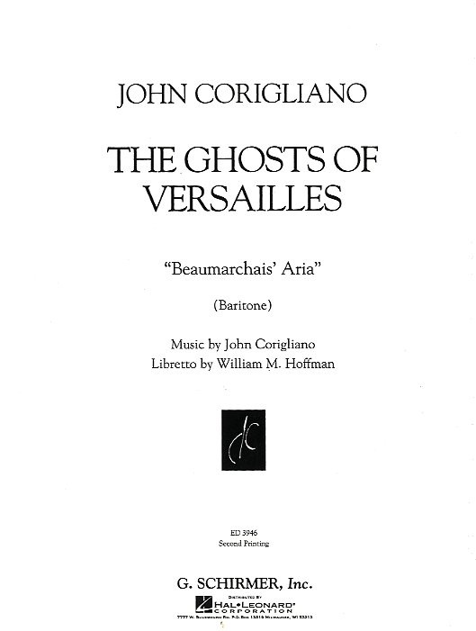 John Corigliano: Beaumarchais' Aria (From 'The Ghosts Of Versailles')