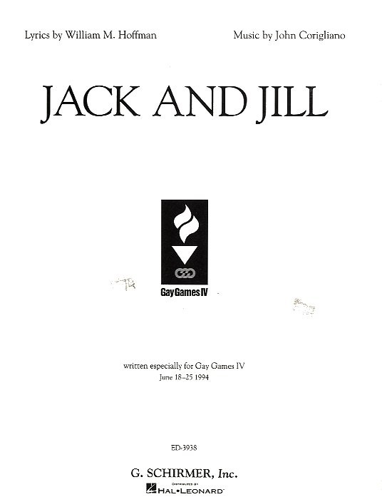 John Corigliano: Jack And Jill