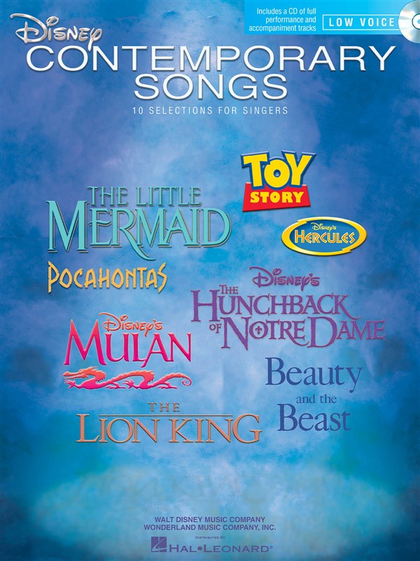 Disney Contemporary Songs For Low Voice