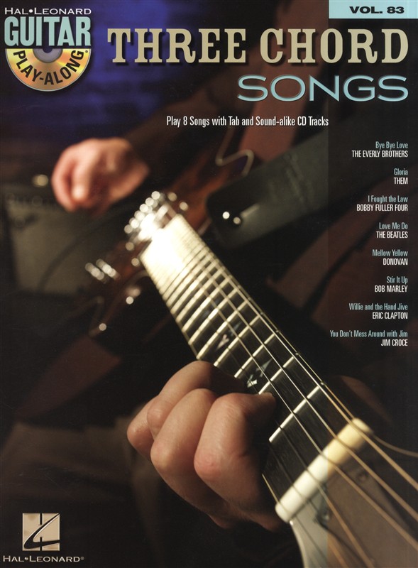 Guitar Play-Along Volume 83: Three Chord Songs