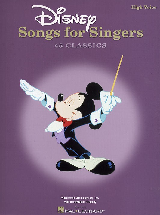 Disney Songs For Singers: High Voice