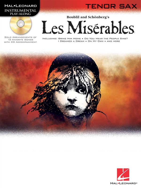 Les Miserables Play-Along Pack - Tenor Sax