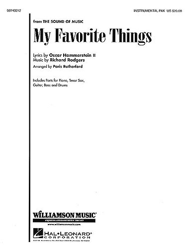 Richard Rodgers/Oscar Hammerstein: My Favorite Things (The Sound Of Music) Instr