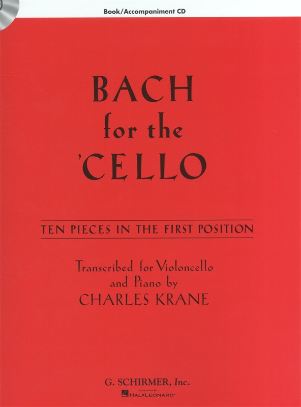 J.S. Bach: Bach For The Cello - 10 Easy Pieces In 1st Position