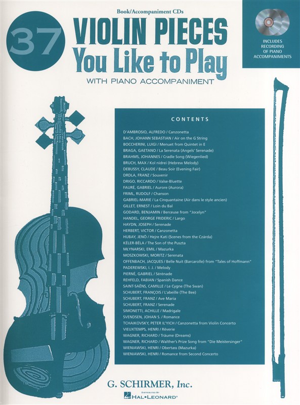 37 Violin Pieces You Like to Play