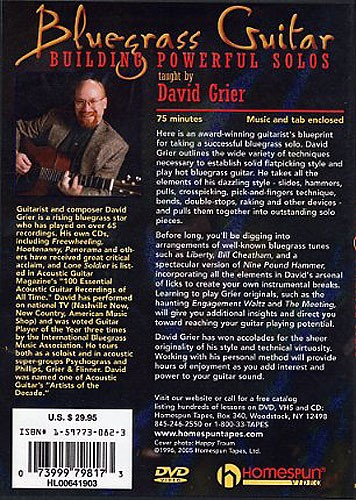 David Grier: Bluegrass Guitar - Building Powerful Solos