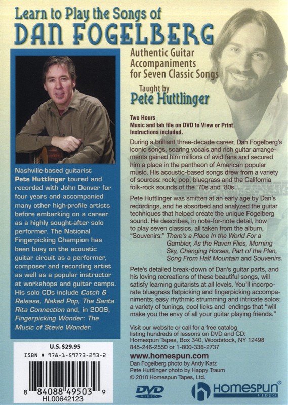 Pete Huttlinger: Learn To Play The Songs Of Dan Fogelberg