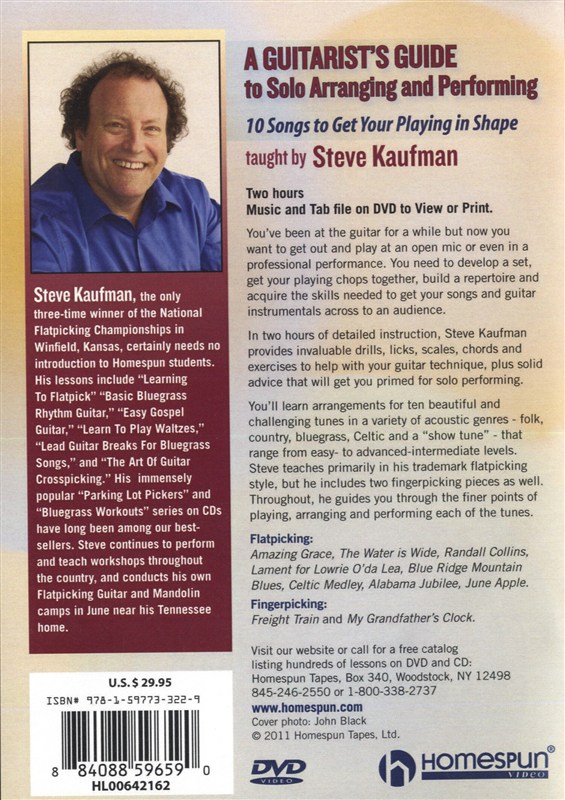 Steve Kaufman: A Guitarist's Guide To Solo Arranging And Performing