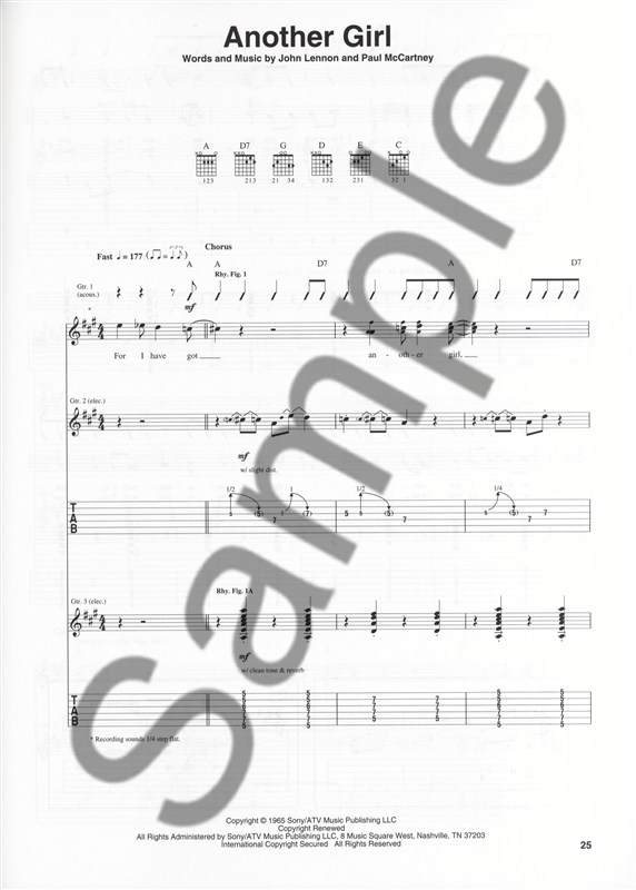 The Beatles: Help! - Guitar Tab