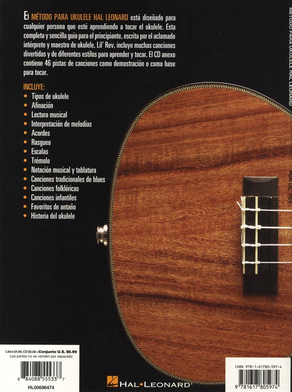 Hal Leonard Ukulele Method Book 1 (Spanish Edition)