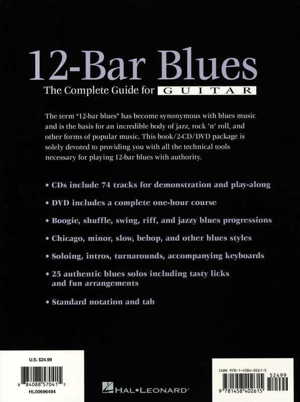 Dave Rubin: 12-Bar Blues - The Complete Guide For Guitar