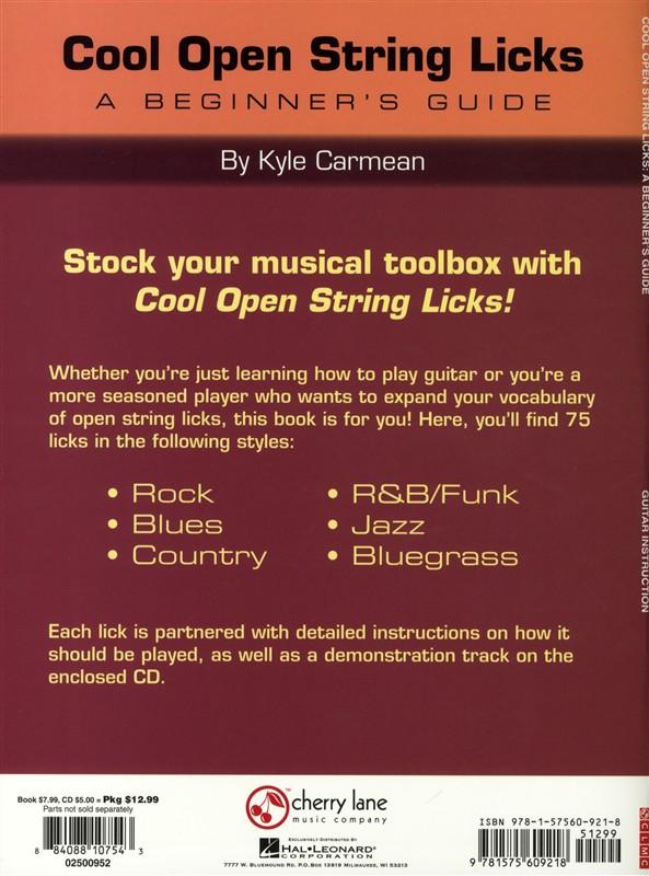 Kyle Carmean: Cool Open String Licks - A Beginner's Guide