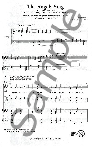 Angels Sing (SATB)