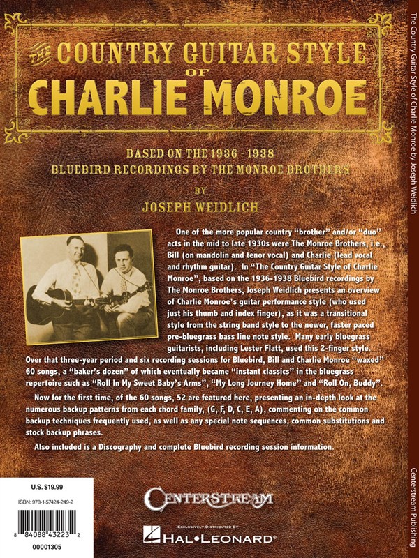 Joseph Weidlich: The Country Guitar Style Of Charlie Monroe