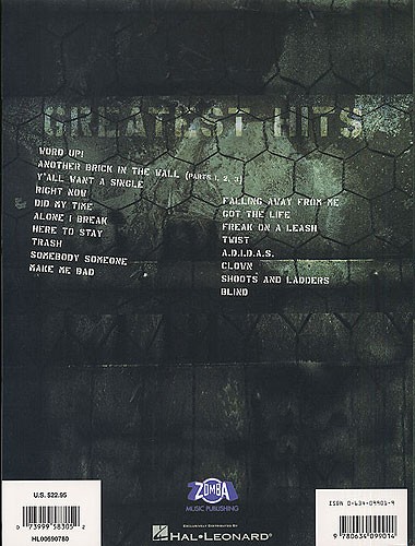 Korn: Greatest Hits Volume 1 (Guitar Recorded Versions)