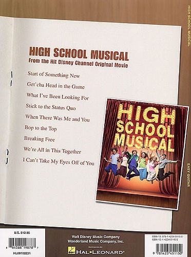 High School Musical For Easy Guitar