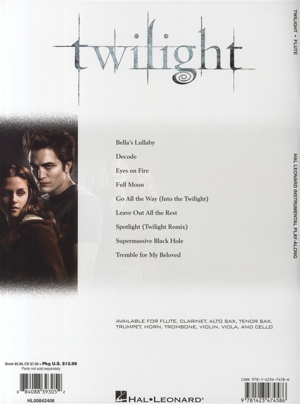 Hal Leonard Instrumental Play-Along: Twilight (Flute)