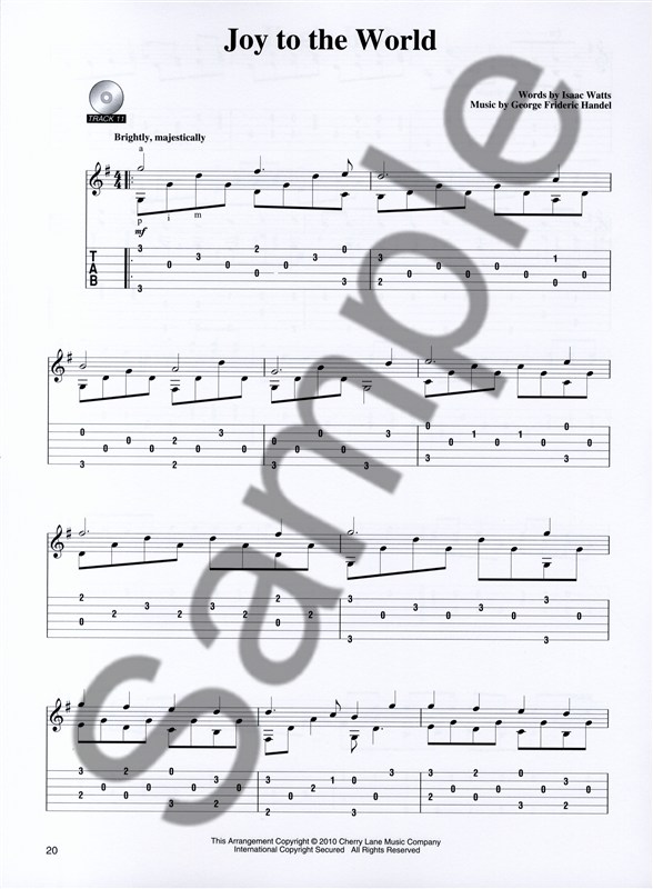 Christmas Carols For Easy Classical Guitar