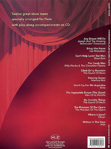 Hal Leonard Instrumental Play-Along: Show Tunes (Flute)