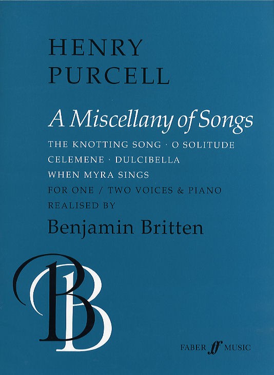 Henry Purcell: Miscellany Of Songs (Voices And Piano)