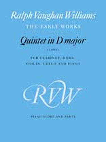 Ralph Vaughan Williams: Quintet In D (Piano Score/Parts)