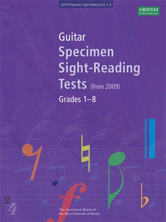 ABRSM Guitar Specimen Sight Reading Tests: From 2009 (Grades 1-8)