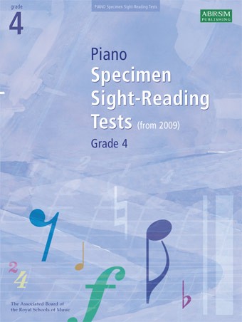 ABRSM Piano Specimen Sight Reading Tests: From 2009 (Grade 4)