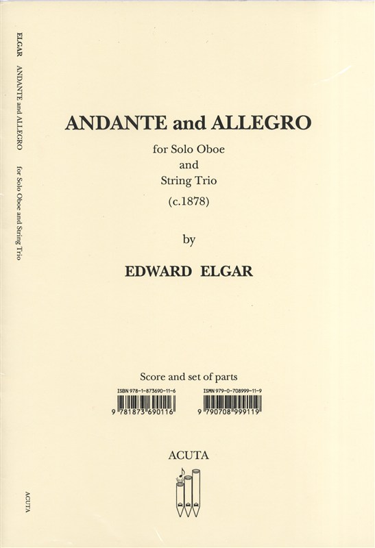 Edward Elgar: Andante & Allegro - Oboe/String Trio