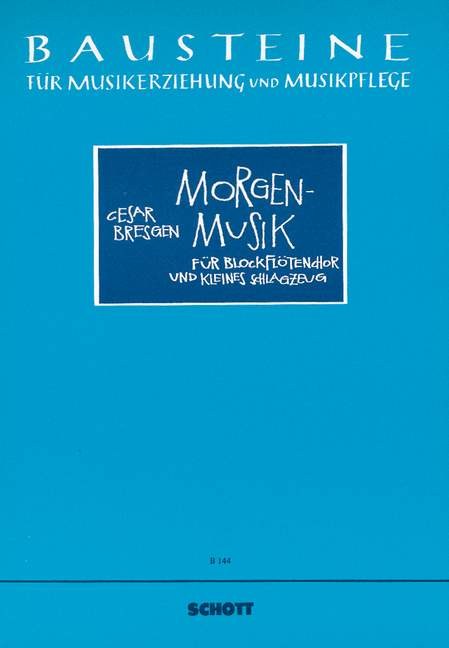 Bresgen; Morgenmusik, for Recorder Orchestra and percussion