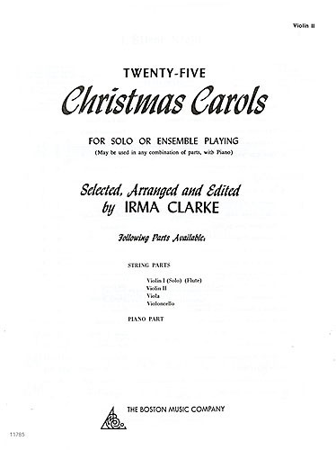 25 Christmas Carols - Violin 2