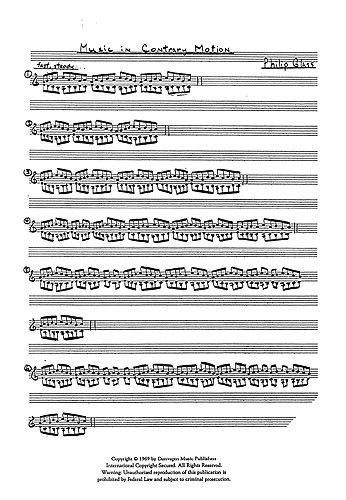 Glass: Music In Contrary Motion For Organ