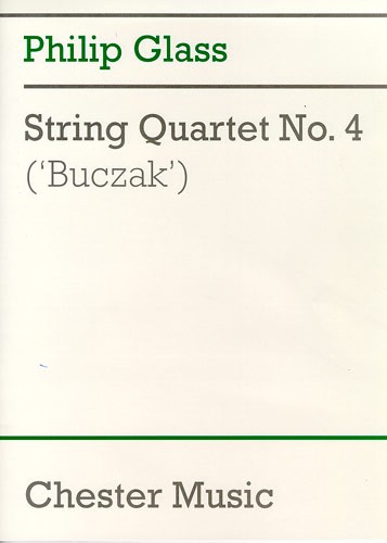 Philip Glass: String Quartet No.4 'Buczak' (Score)